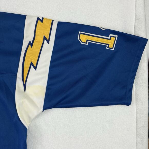 Mitchell & Ness San Diego Chargers Dan Fouts 1984 Throwback Jersey Mens 50 VTG - Picture 13 of 14